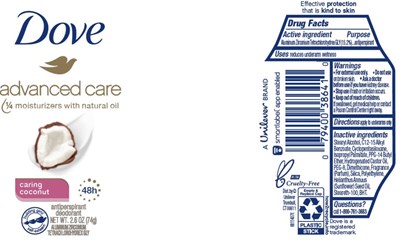 Dovecaring Coconutapdeois (Dove Advanced Care Caring Coconut 48h Antiperspirant Deodorant)